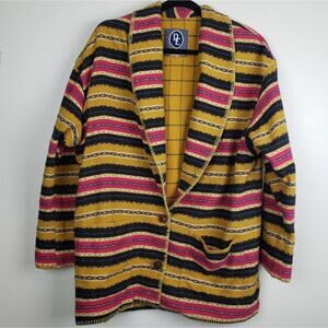 David Eliot | Colorful Stripe One size Blazer